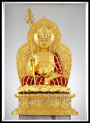 铜地藏王菩萨像