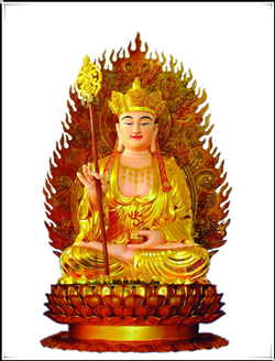 地藏王菩萨铜佛像