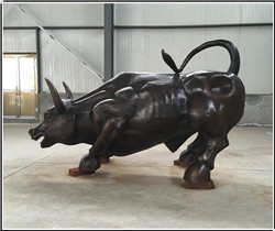 铜华尔街牛|铜华尔街牛雕塑