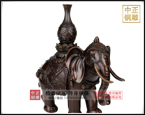 太平铜大象雕塑