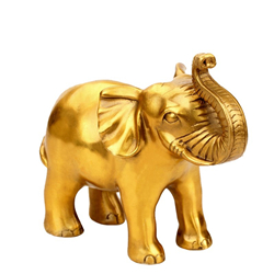 大象摆件铜
