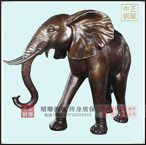 定制铜大象