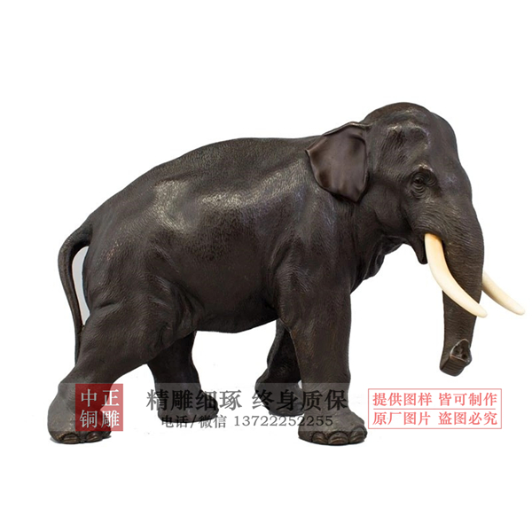 铜大象雕塑生产
