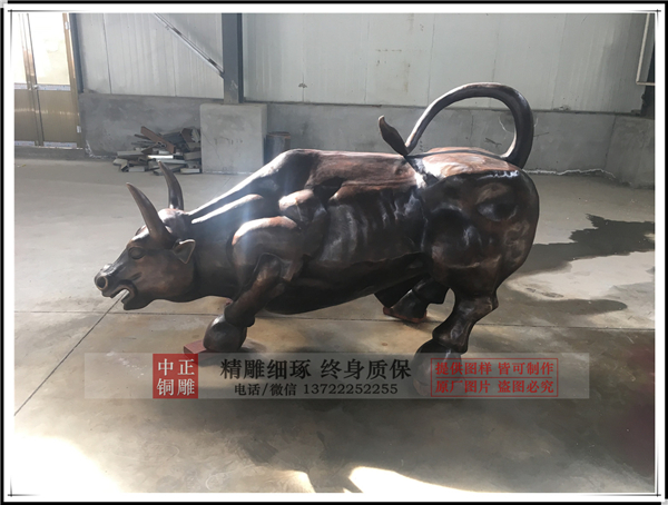 大型铜牛雕塑厂