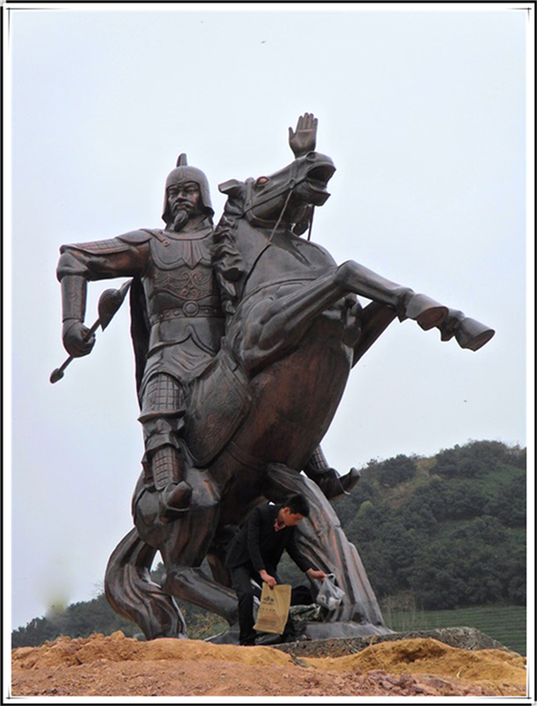大型将军铜雕塑