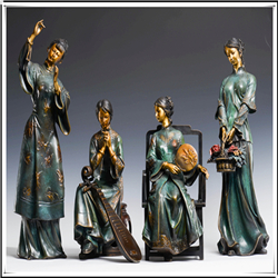 古代四侍女雕像