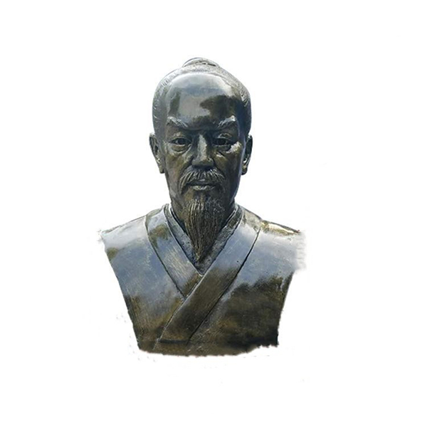 韩非铜像