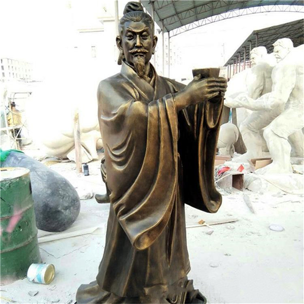 刘备铜像