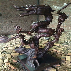 河北生产铜龙雕塑厂家