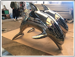 厂家直销海豚雕塑