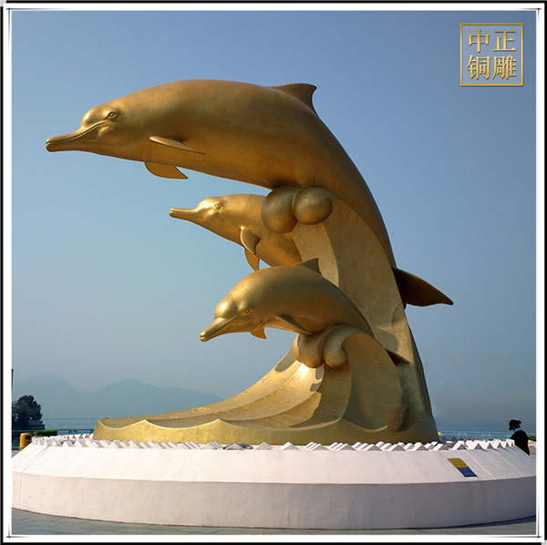 大型海豚雕塑