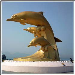 大型海豚雕塑