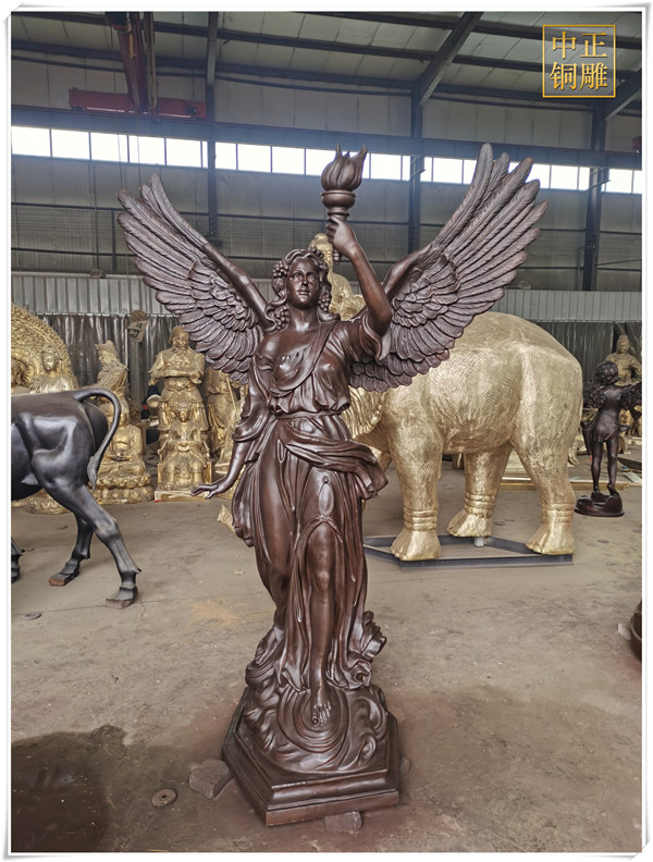 天使女铜雕塑