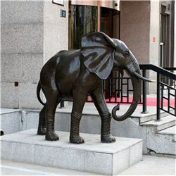 大型广场铜大象雕塑