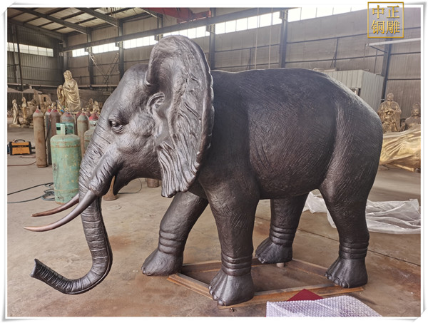 大型铜大象雕塑