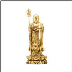 纯铜地藏王佛像