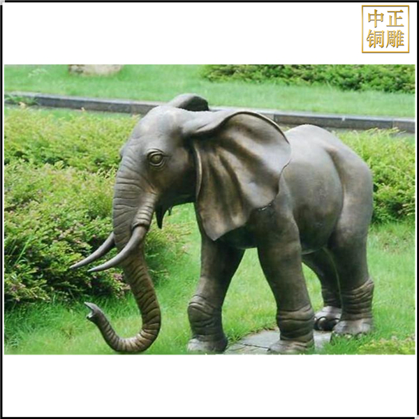 园林铜大象雕塑