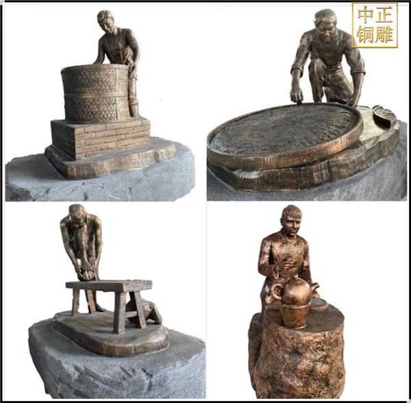 各种人物铜雕塑定制