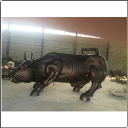 2米铜牛雕塑