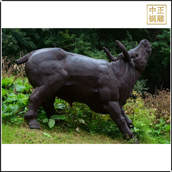 铸造铜牛雕塑