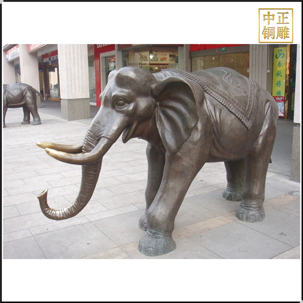 大型铜大象雕塑铸造