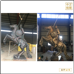 将军骑马雕塑铸造