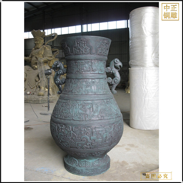 仿古铜花瓶铸造厂家