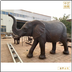 室外大型铜大象雕塑价格