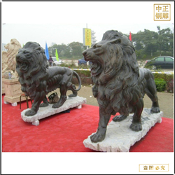 欧式青铜狮子雕塑铸铜厂家