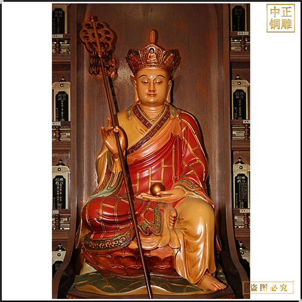 大型地藏王菩萨铜雕