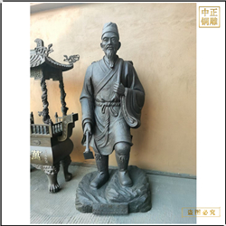 古代名医李时珍人物铜雕塑