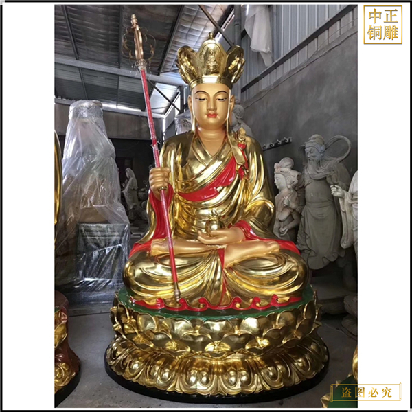 大型地藏王铜佛像