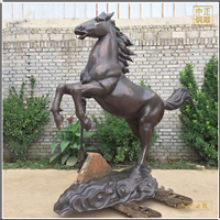 小型铜马雕塑图片
