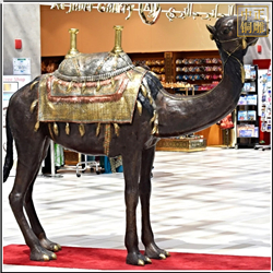 景观黄铜骆驼动物雕塑
