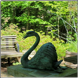 园林铜天鹅雕塑