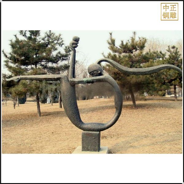 园林抽象铜雕塑