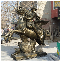 欧式骑马人物铜雕塑